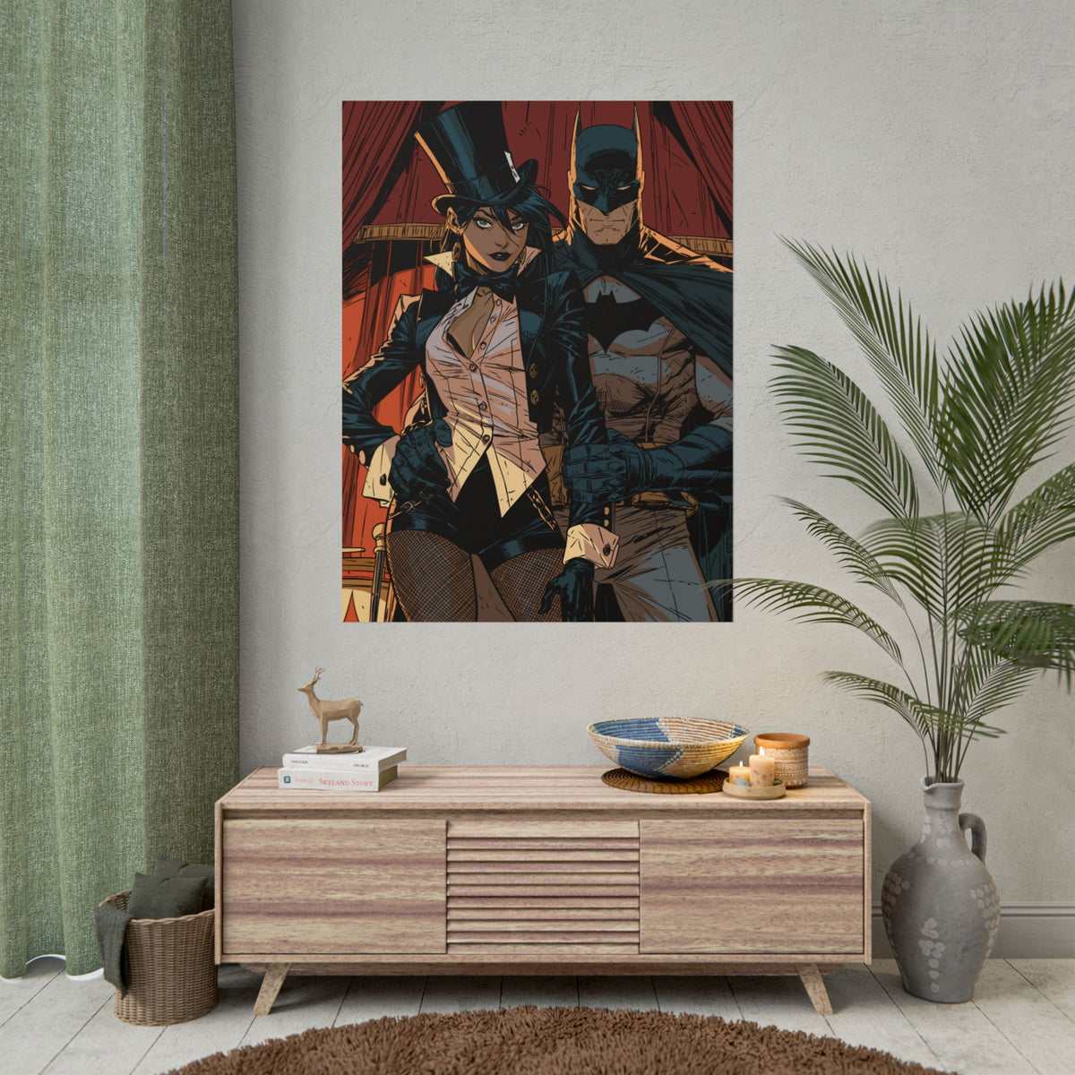Batman & Zatanna Comic Poster