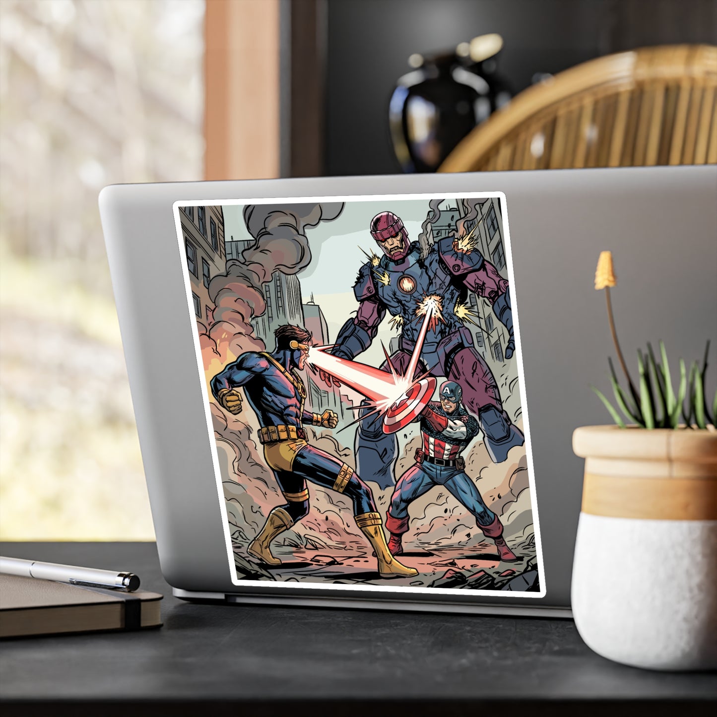 Steve & Scott Teamup - Sticker