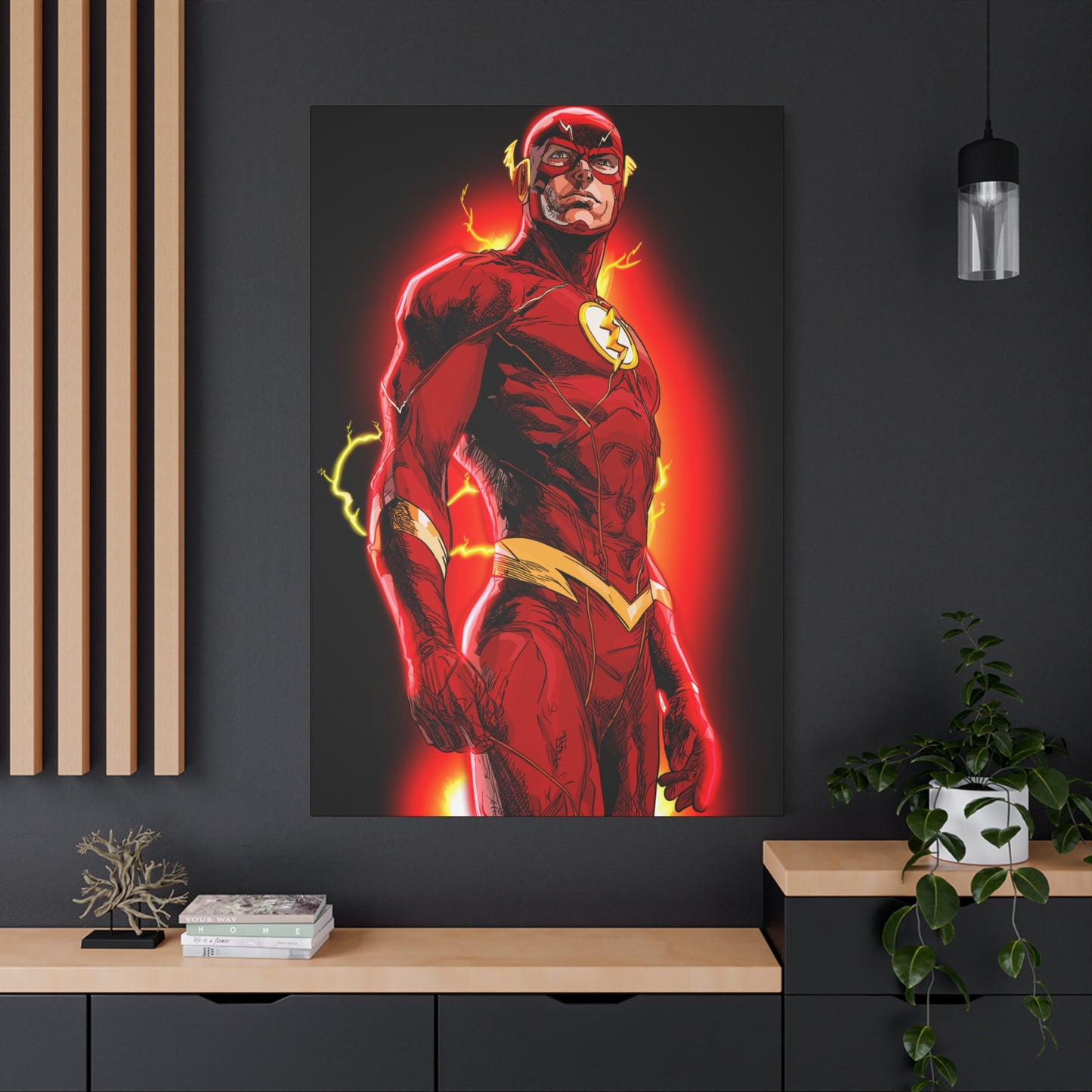 Scarlet Speed - Matte Canvas Print