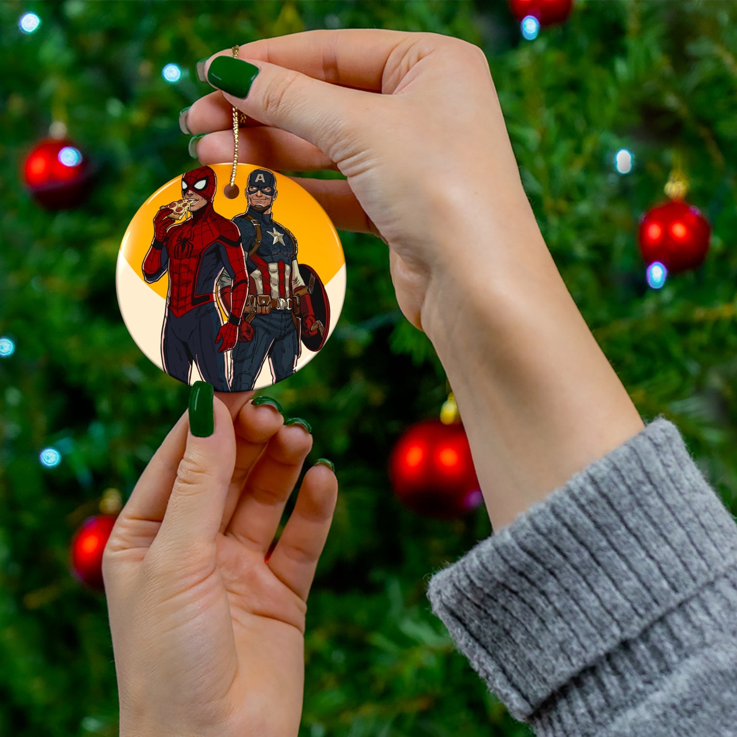 Brooklyn vs Queens - Ceramic Ornament