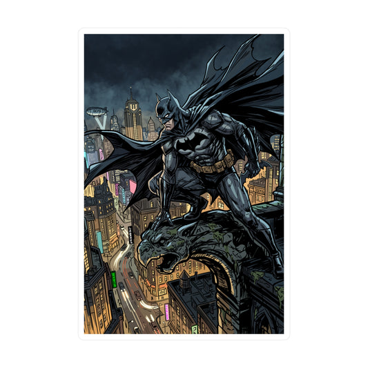 Batman Rooftop Magnet Sticker