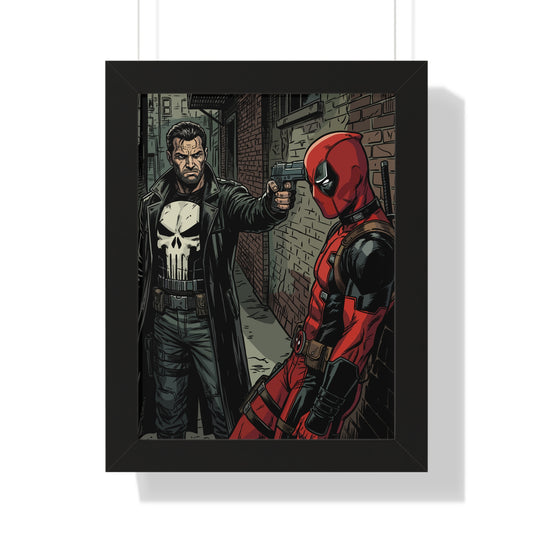 Wade vs Frank - Framed Vertical Poster