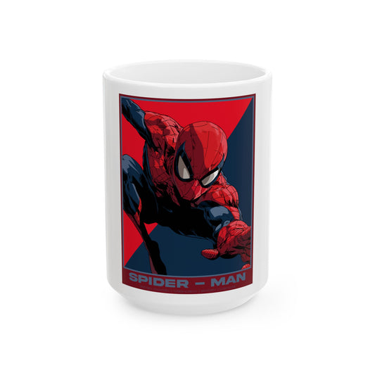 Spider-Man Ceramic Mug — Cinematic Illustration (11oz, 15oz)