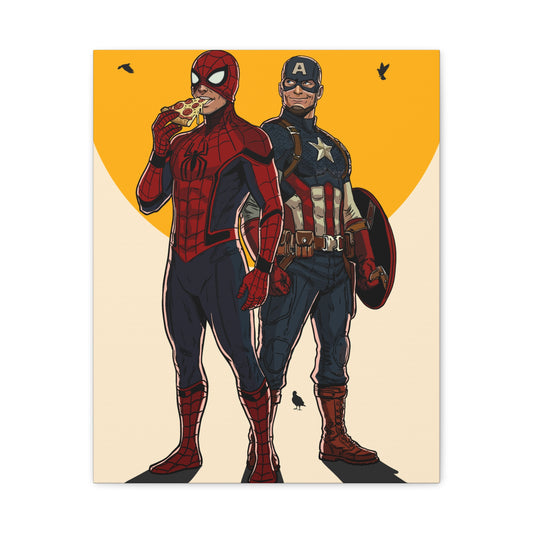 Brooklyn vs Queens - Matte Canvas Print