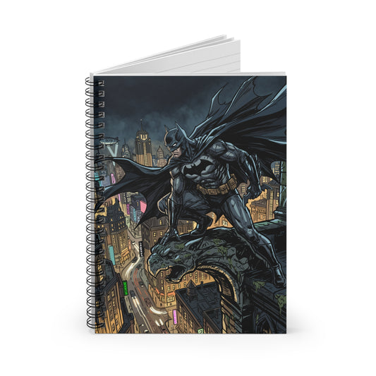 Batman City Vigilante Spiral Notebook – Ruled Journal for Fans