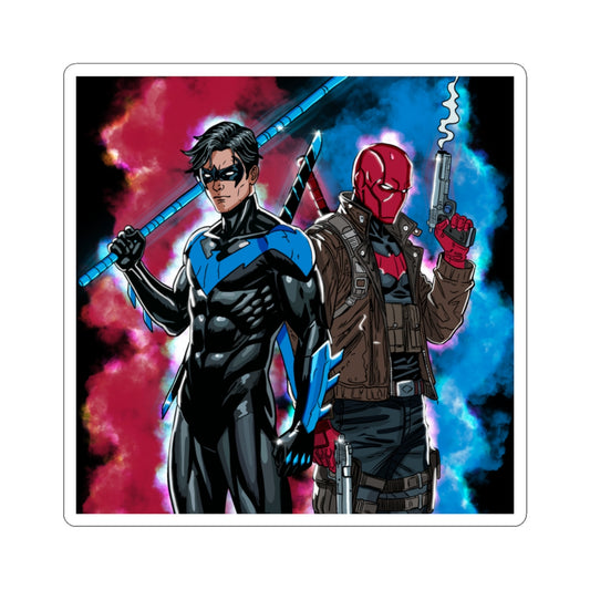 The Dynamic Vigilante Duo - Sticker