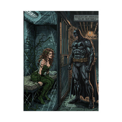 Batman & Poison Ivy Arkham Poster