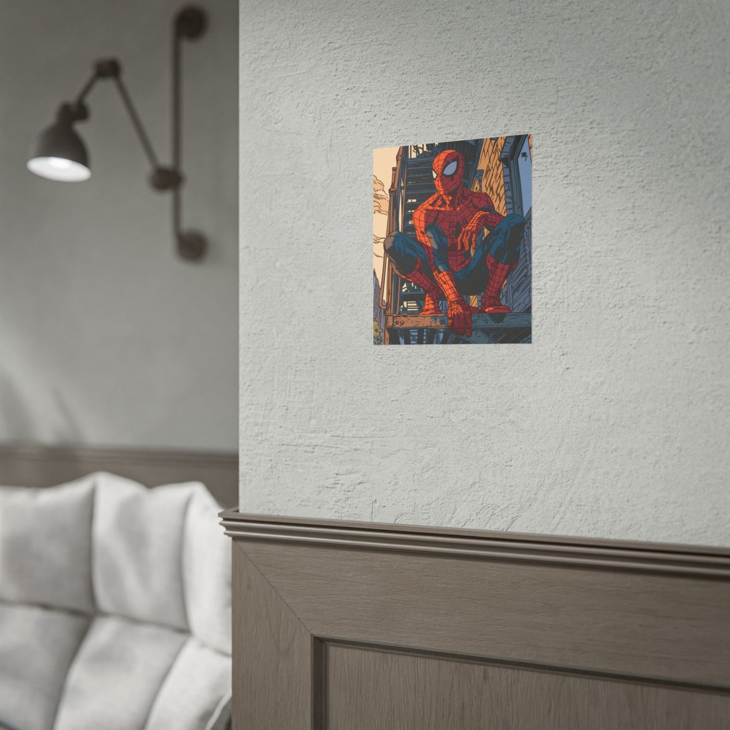 Spider-Man - Fire Escape Poster