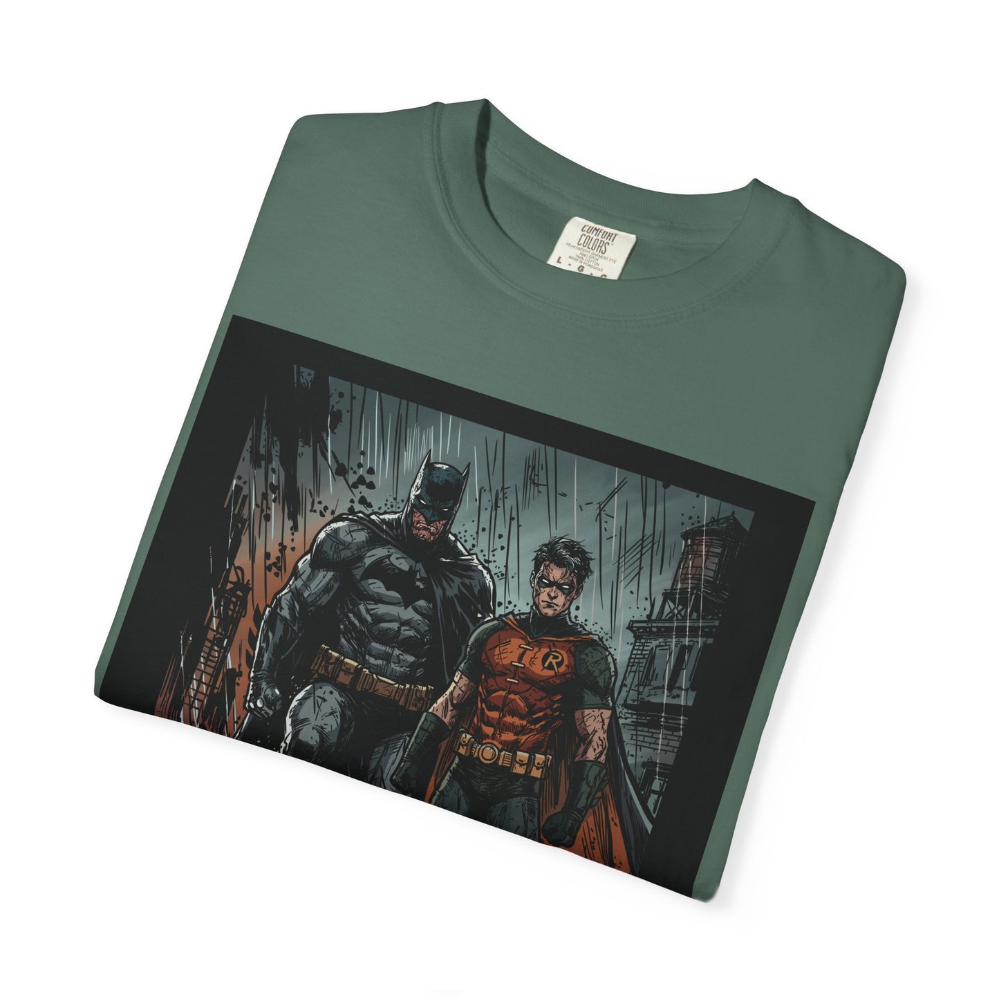 Batman & Robin Graphic T-Shirt — Dark City Comic Print