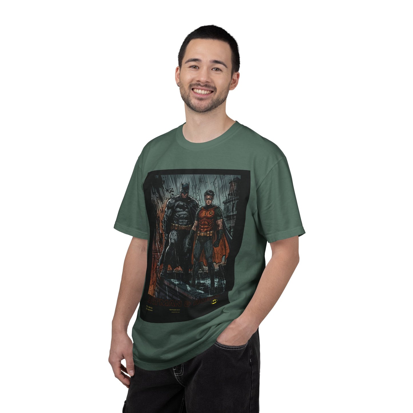 Batman & Robin Graphic T-Shirt — Dark City Comic Print