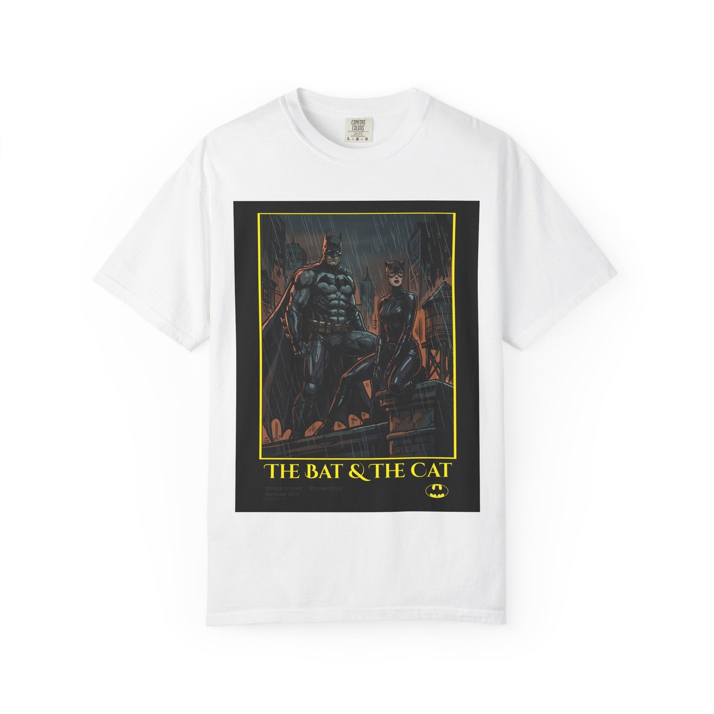 “The Bat & The Cat” Vintage Comic Poster Tee