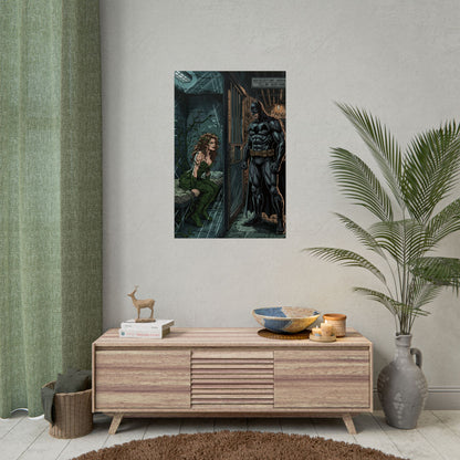 Batman & Poison Ivy Arkham Poster