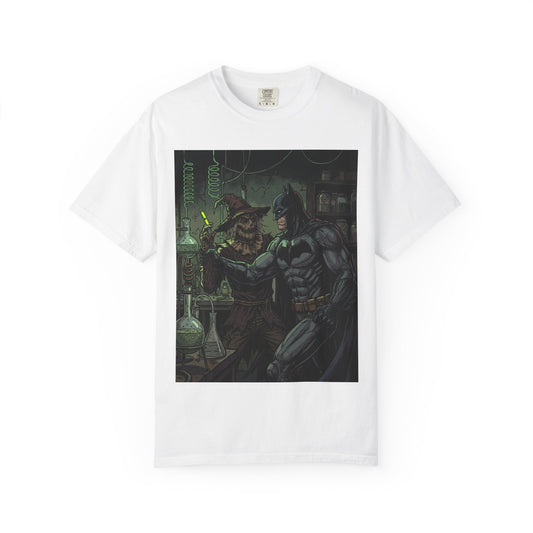 Batman & Scarecrow Graphic T-Shirt — Dark Comic Art Tee