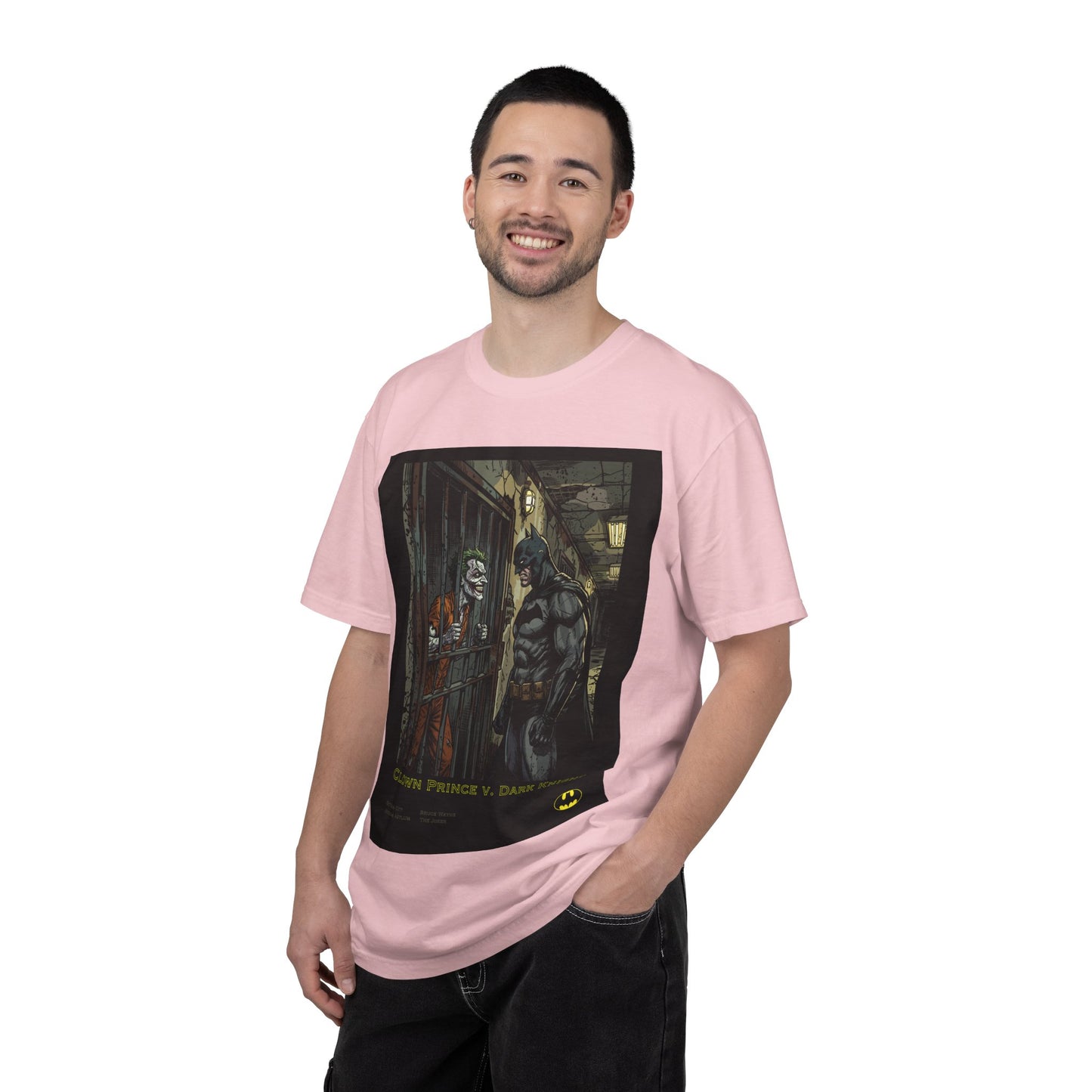 Batman vs Joker Graphic T‑Shirt — "Clown Prince V. Dark Knight" Comic Art Tee