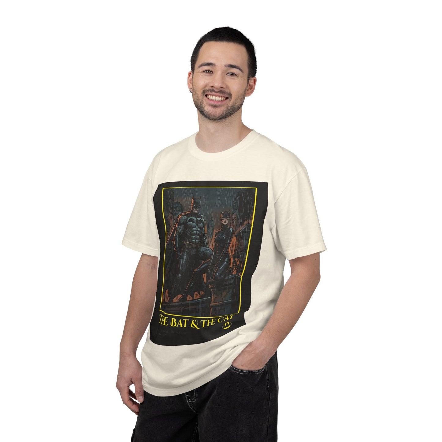 “The Bat & The Cat” Vintage Comic Poster Tee
