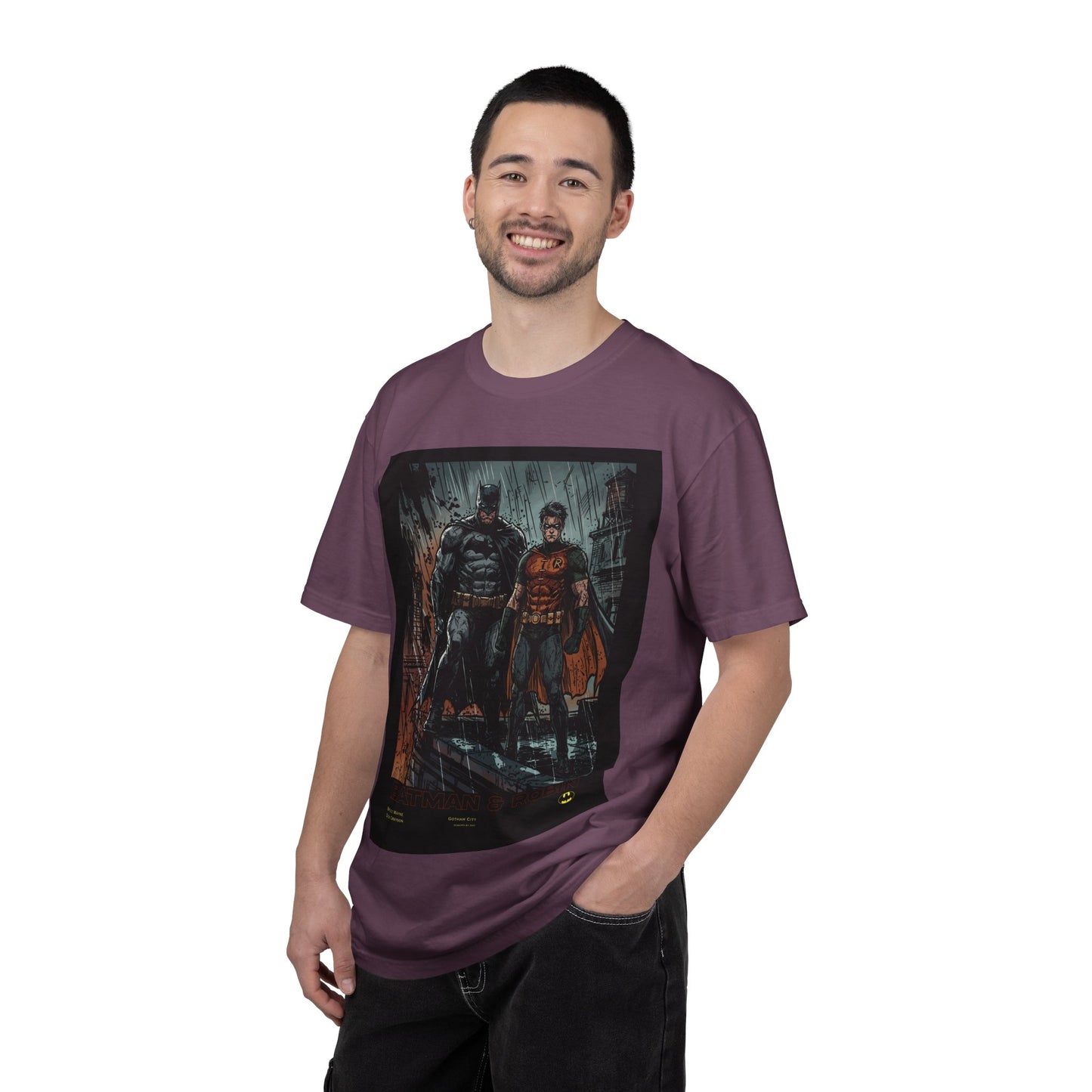 Batman & Robin Graphic T-Shirt — Dark City Comic Print