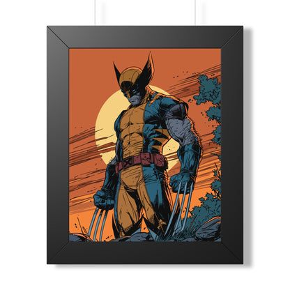 Wolverine - Dusk - Comic Art Framed Poster