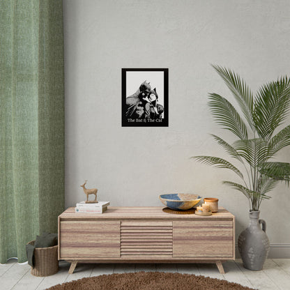 The Bat & The Cat Cinematic Comic Art Print
