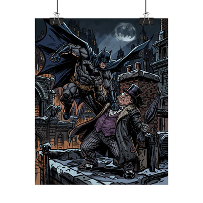 Batman vs. Penguin Rolled Poster