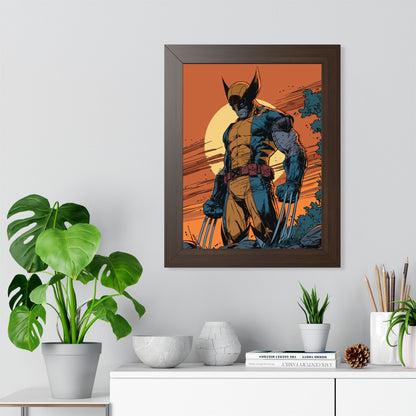 Wolverine - Dusk - Comic Art Framed Poster