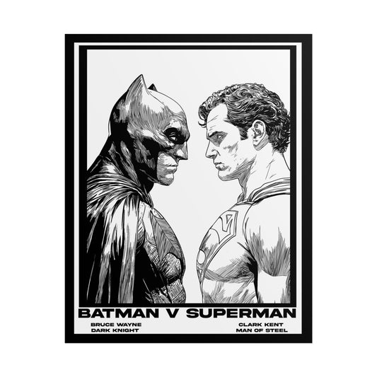 Cinematic Batman v Superman Rolled Poster