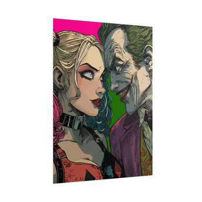 Harley Quinn & Joker Art Print