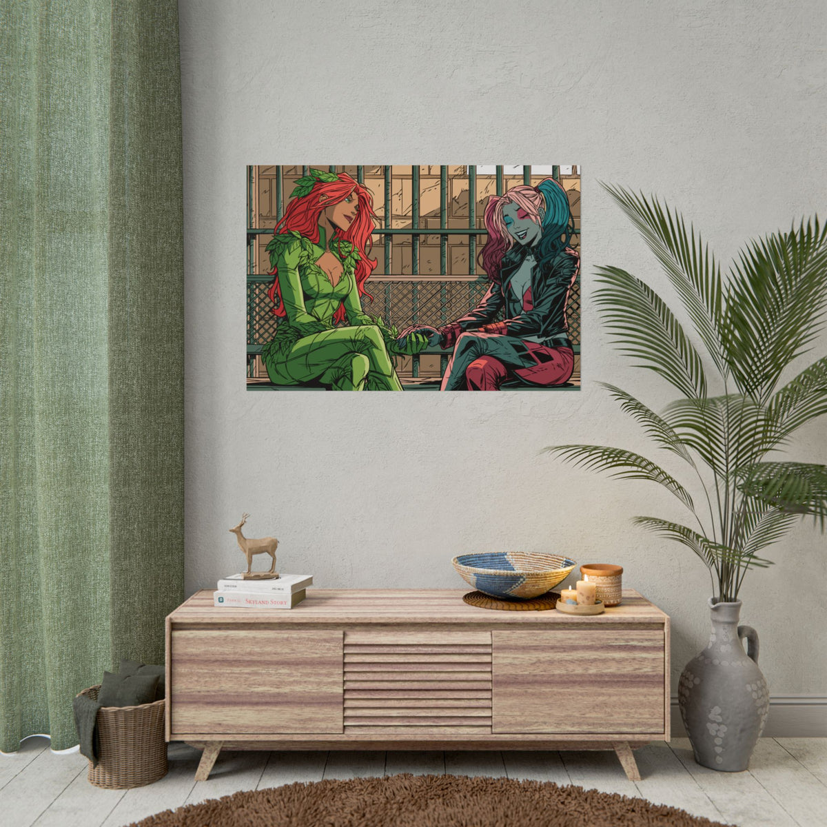 Poison Ivy & Harley Quinn - Jail Cell - Poster