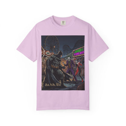 Batman vs Joker Graphic T-Shirt — Gotham Carnival Night Tee