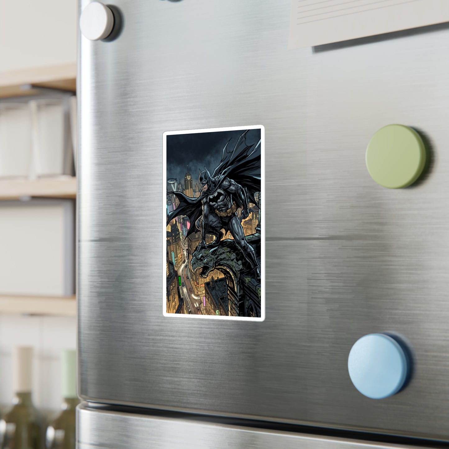 Batman Rooftop Magnet Sticker