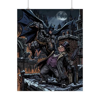 Batman vs. Penguin Rolled Poster