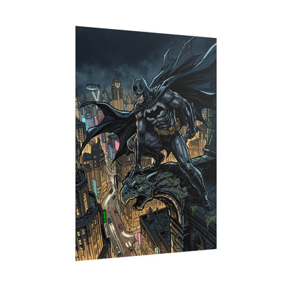 Batman City Rooftop Rolled Poster