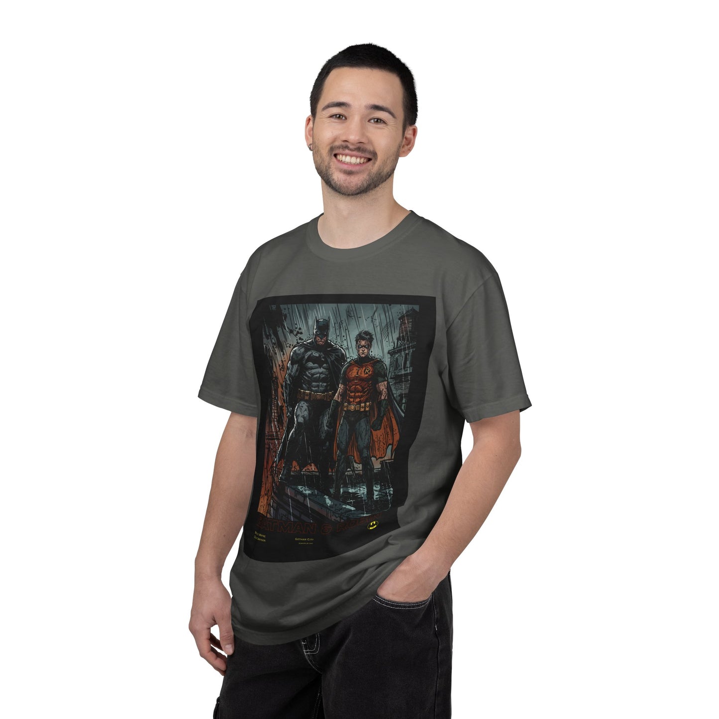 Batman & Robin Graphic T-Shirt — Dark City Comic Print