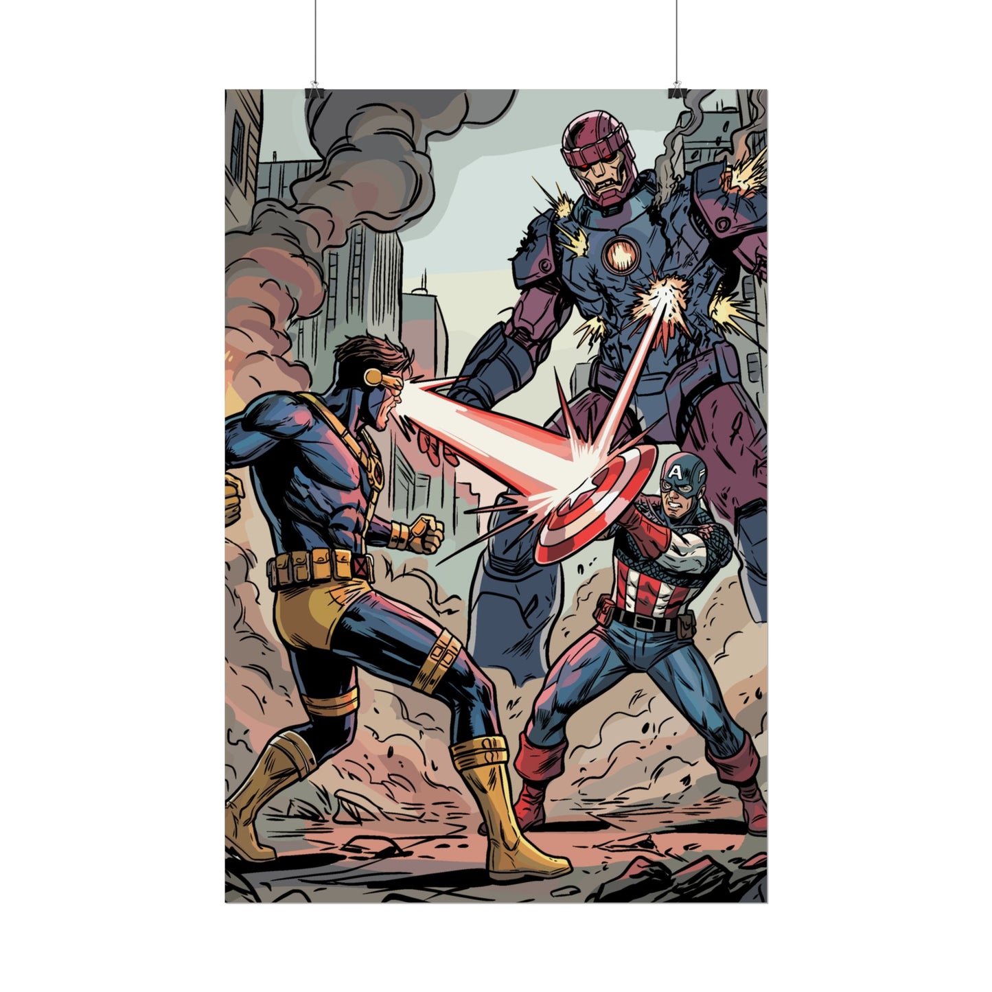 Scott & Steve Teamup - Rolled Poster