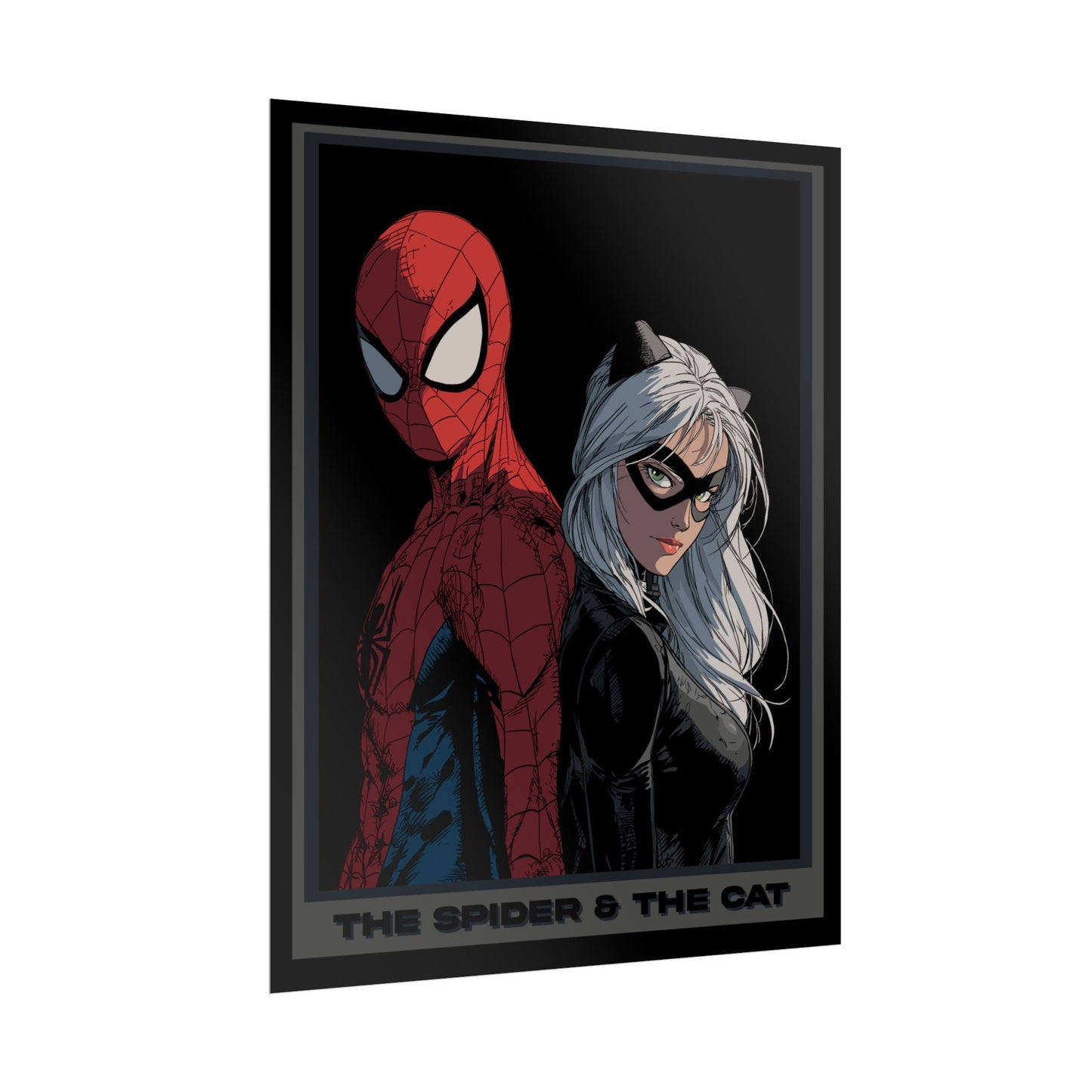Spider & Cat Cinematic Comic Poster