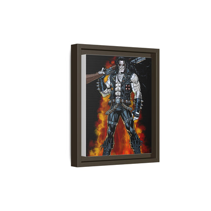 The Main Man Bounty Hunter - Framed Matte Canvas