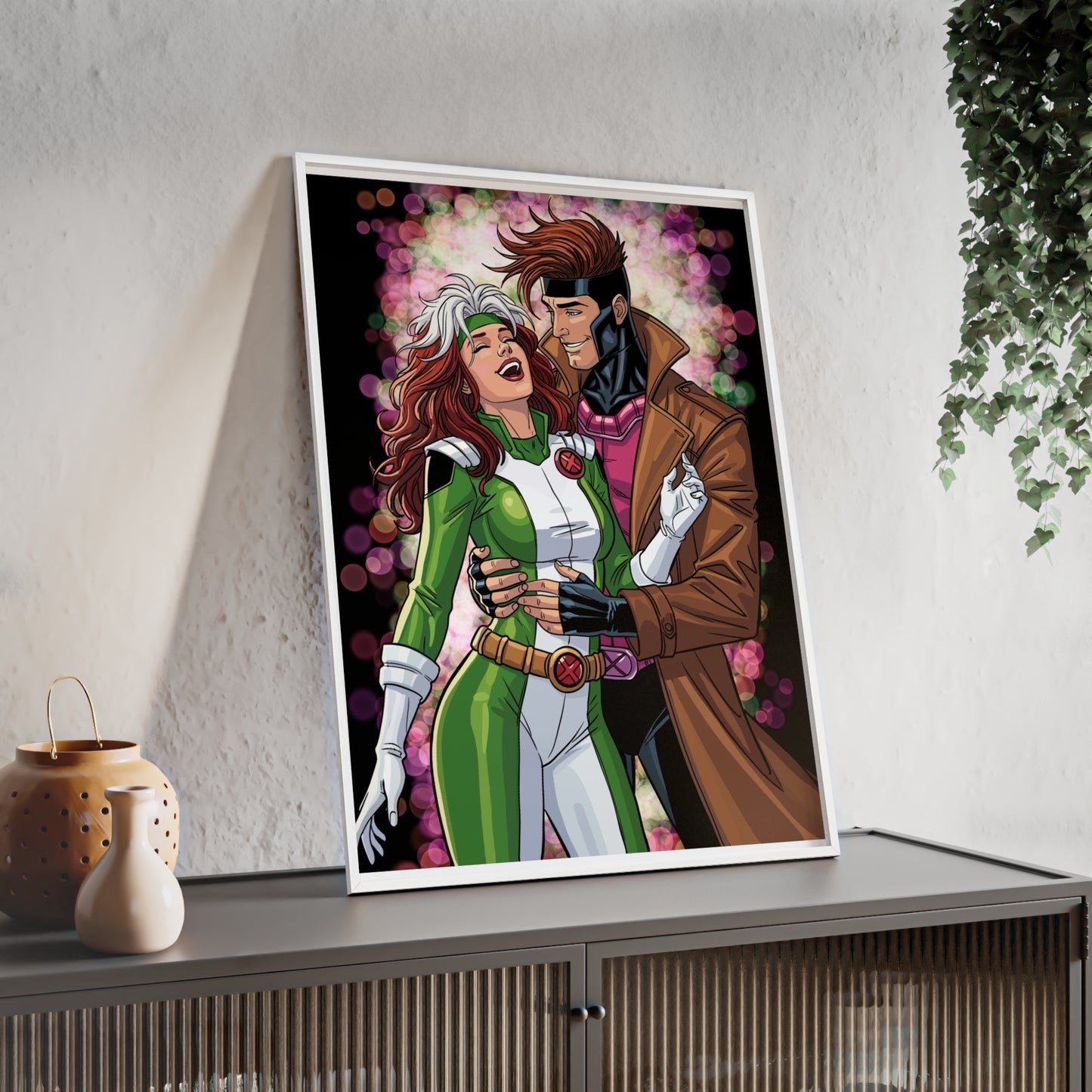 Thief & Belle - Poster with Wooden Frame