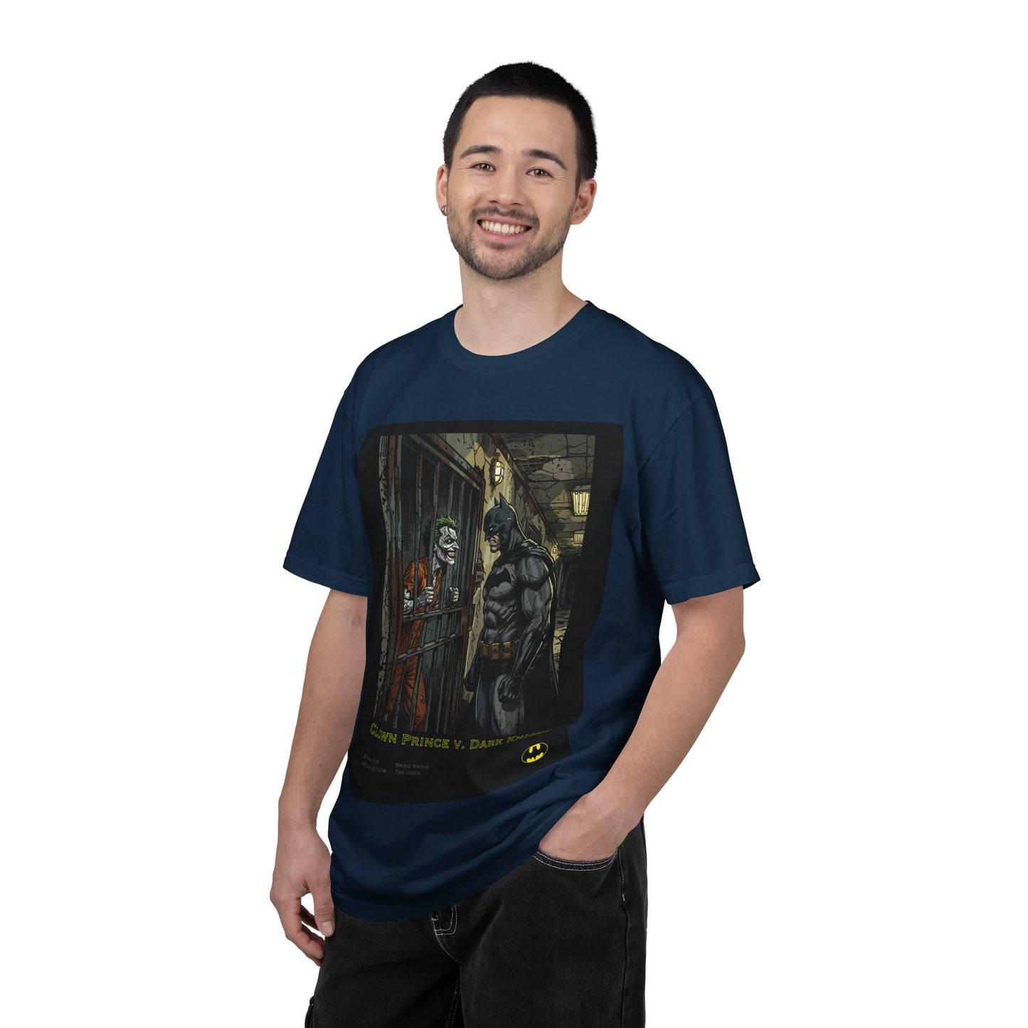 Batman vs Joker Graphic T‑Shirt — "Clown Prince V. Dark Knight" Comic Art Tee