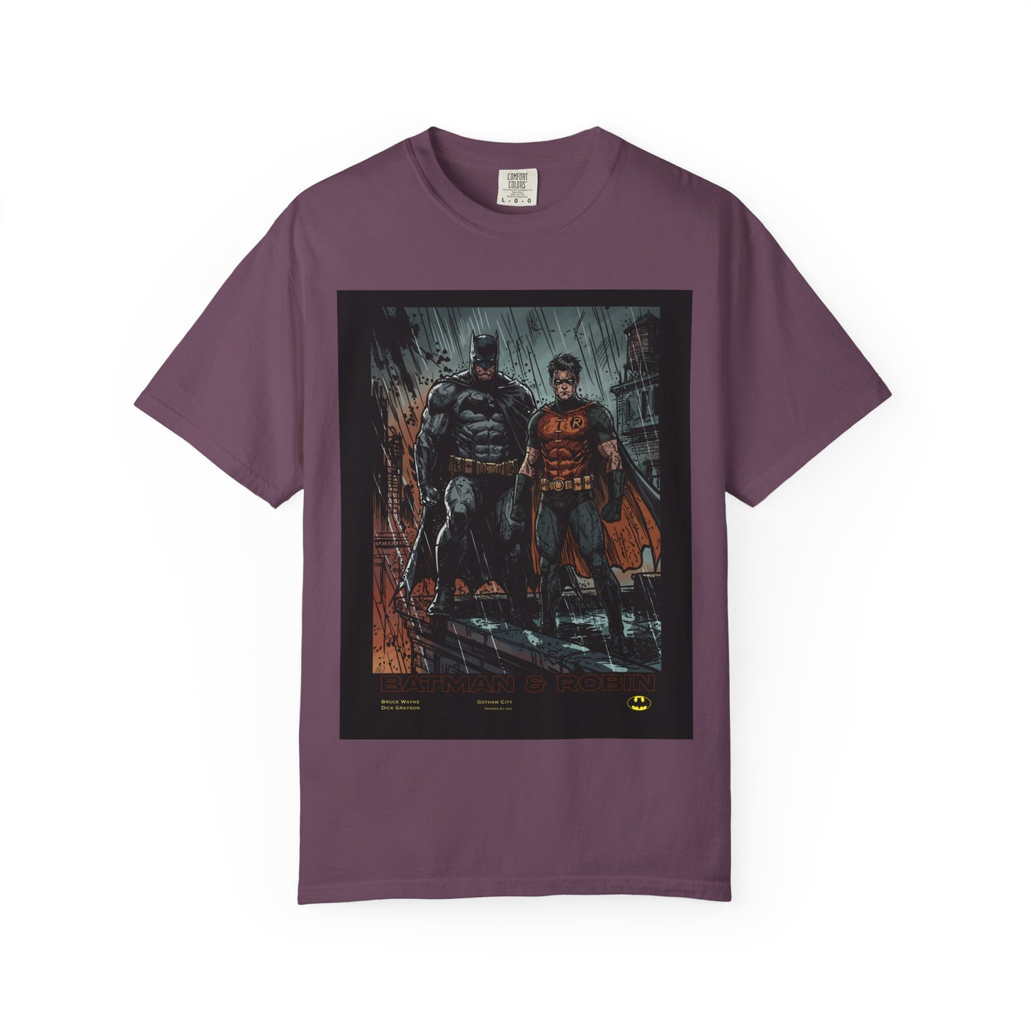 Batman & Robin Graphic T-Shirt — Dark City Comic Print
