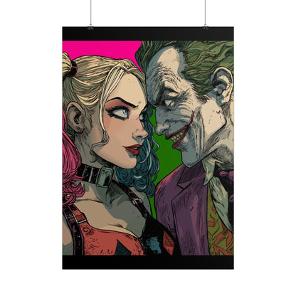 Harley Quinn & Joker Art Print