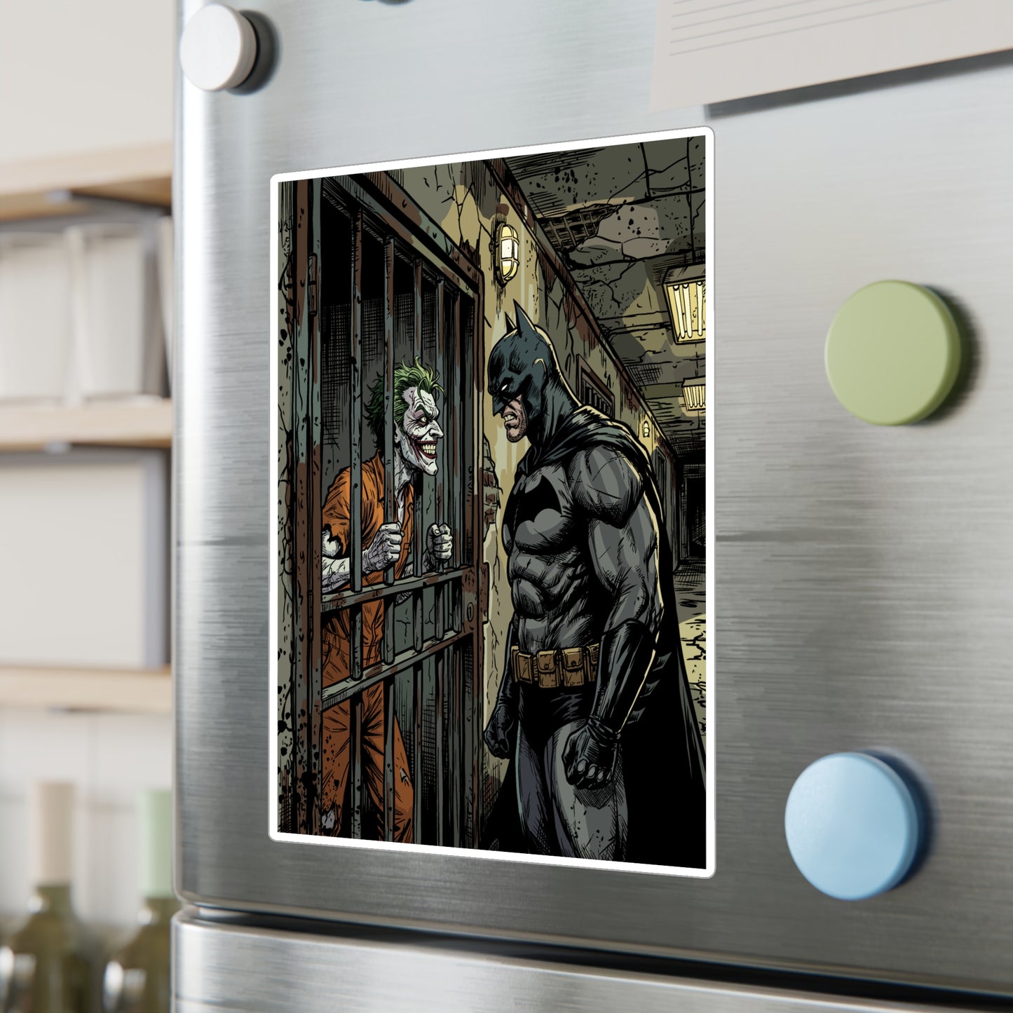 Batman vs Joker Vinyl Decal