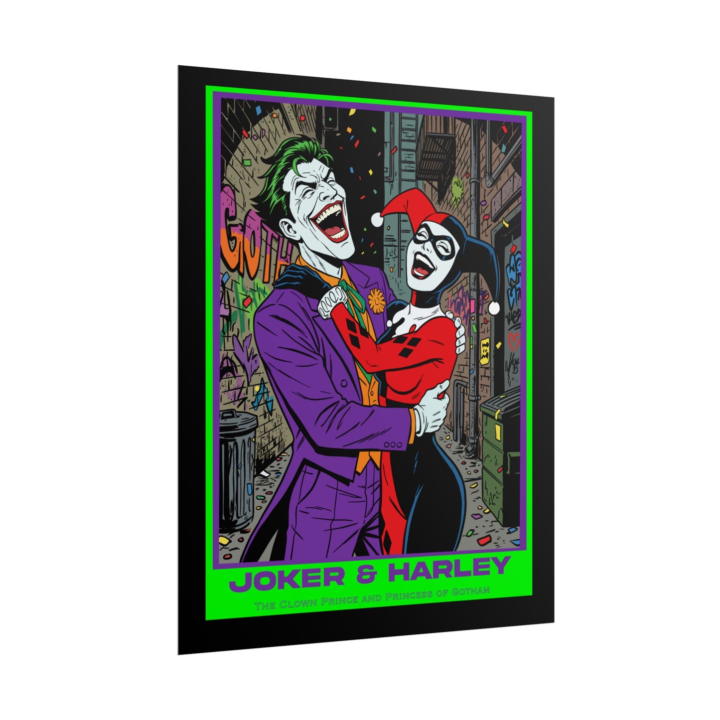 Joker & Harley Cinematic Art Print
