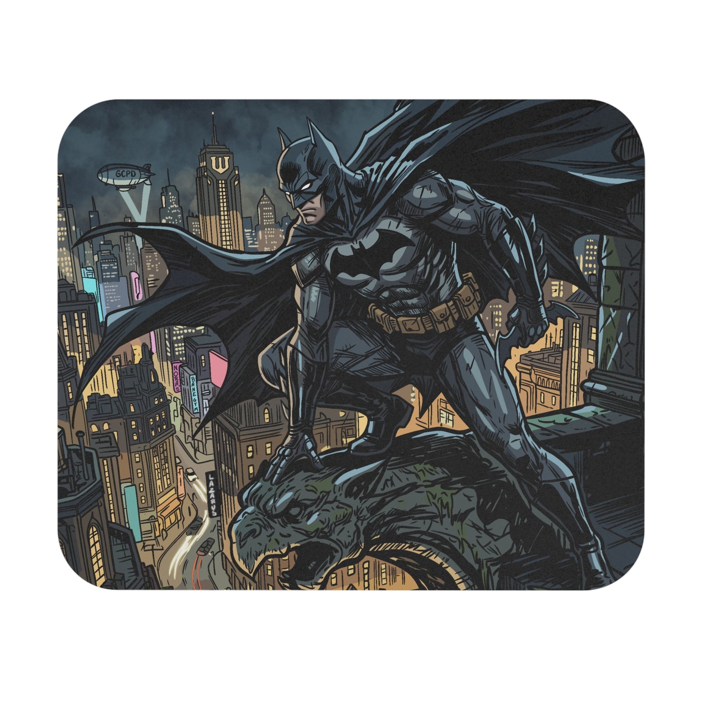 Batman Cityscape Mouse Pad