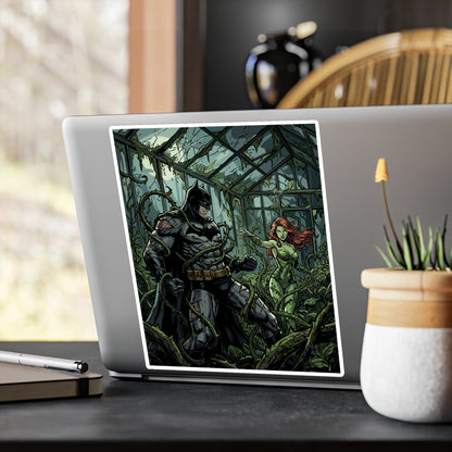 Batman & Poison Ivy Greenhouse Sticker