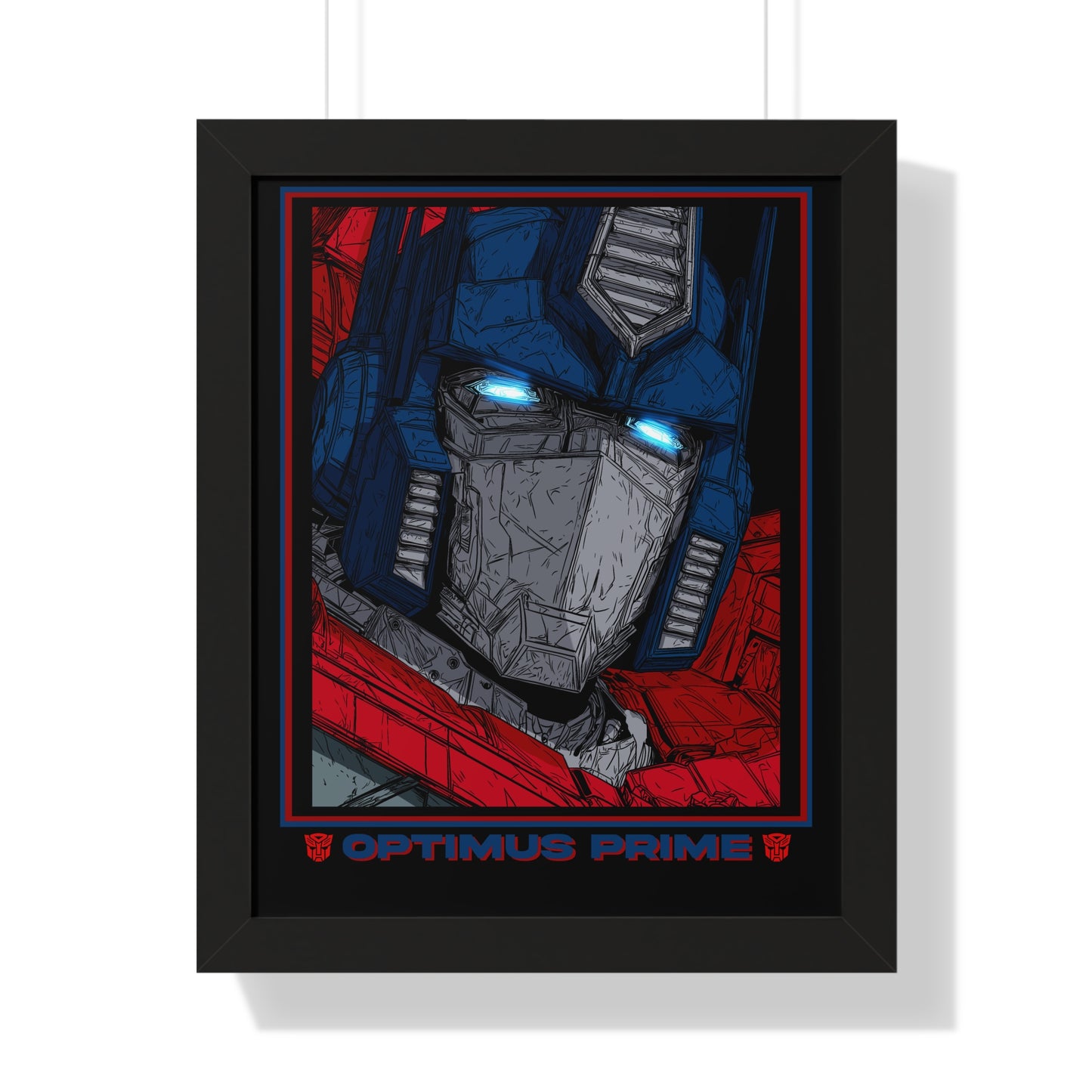 Optimus Prime Framed Poster