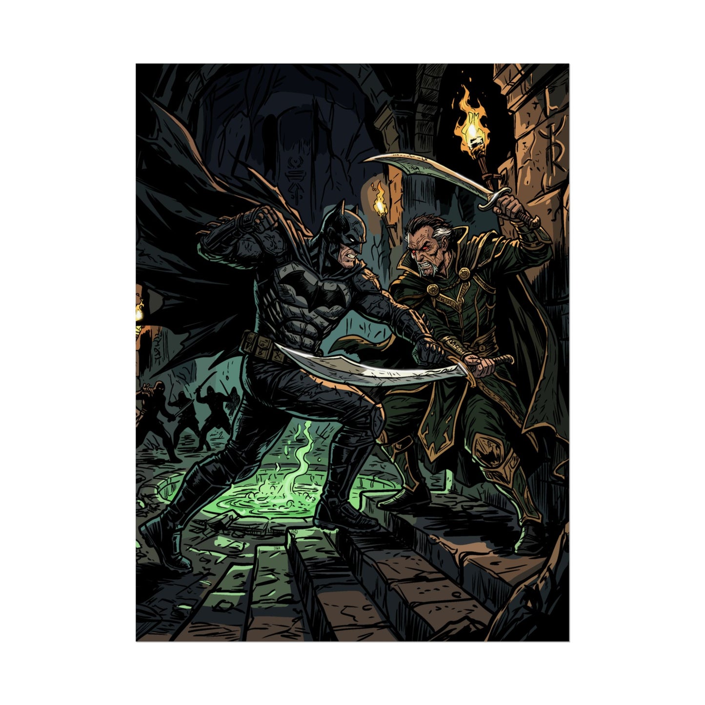 Batman vs. Ra’s al Ghul Rolled Poster