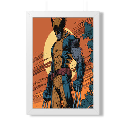 Wolverine - Dusk - Comic Art Framed Poster