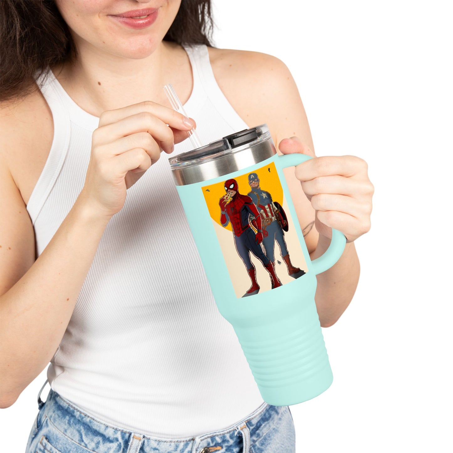 Brooklyn vs Queens - 40oz Insulated Travel Mug