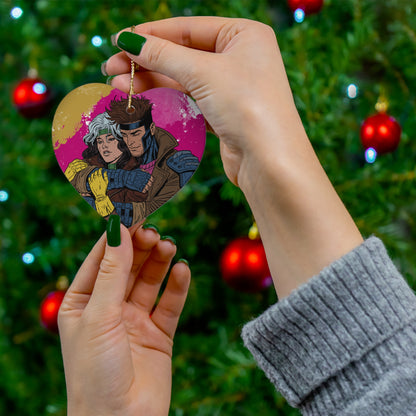 Thief & Belle #2 - Ceramic Ornament