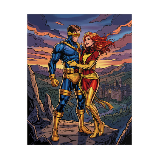 Cyclops and Phoenix Poster