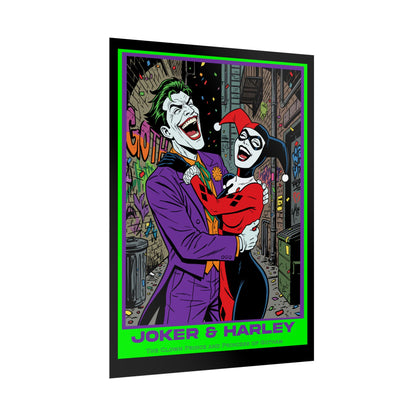 Joker & Harley Cinematic Art Print